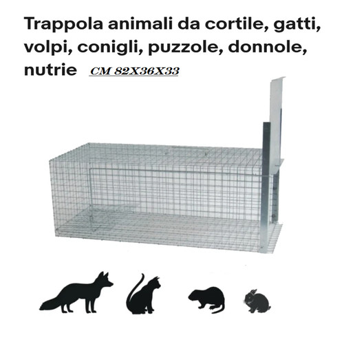 Gabbia trappola per animali - trappola,