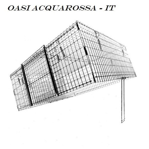 Gabbia trappola per gatti - trappola,