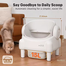 Self Cleaning Litter Box,Open